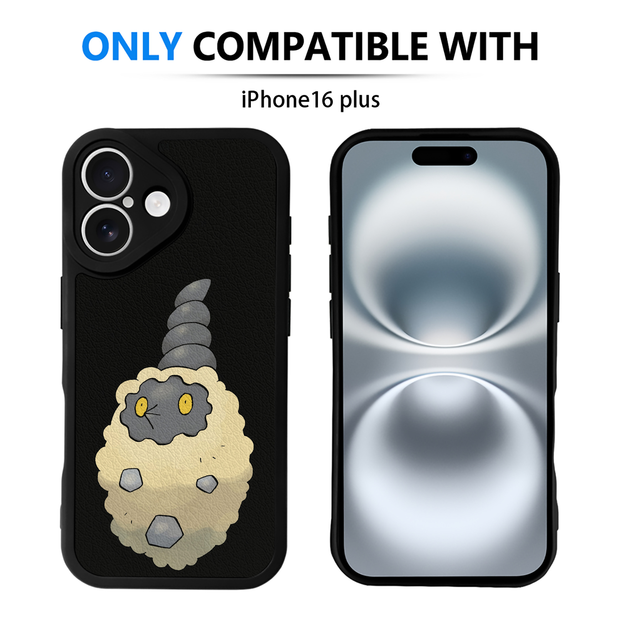 （画像用） ポケットモンスター Pokémon 【iPhone 16シリーズ対応】シリコンスマホケース（レザー調） 材質：シリコン